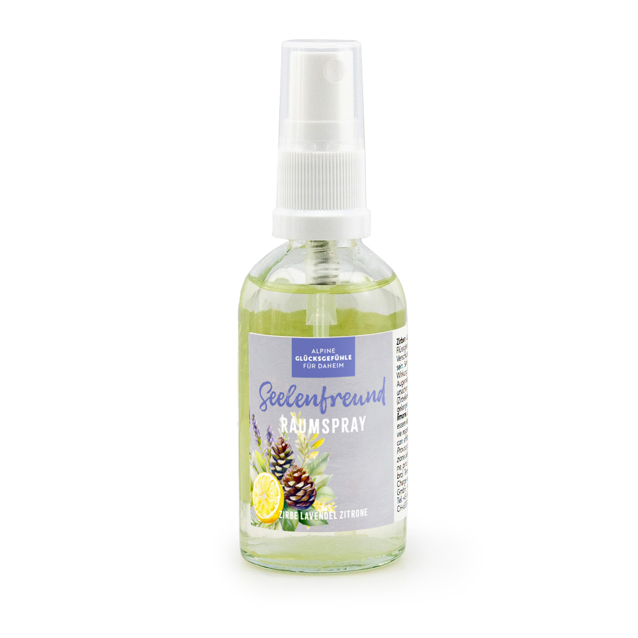 Seelenfreund Raumspray Zirbe-Lavendel-Zitrone
